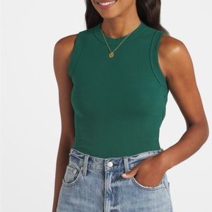 Madewell Abelia Rib Knit Bodysuit